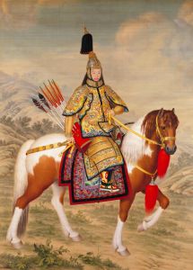 The Qianlong_Emperor_in_Ceremonial_Armour_on_Horseback